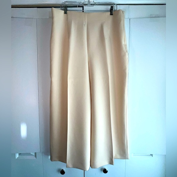 NWT Zara high waisted cropped pants, sz XXL, fits like a 14 - Picture 1 of 7